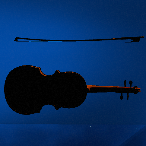 Icon for violin and bow